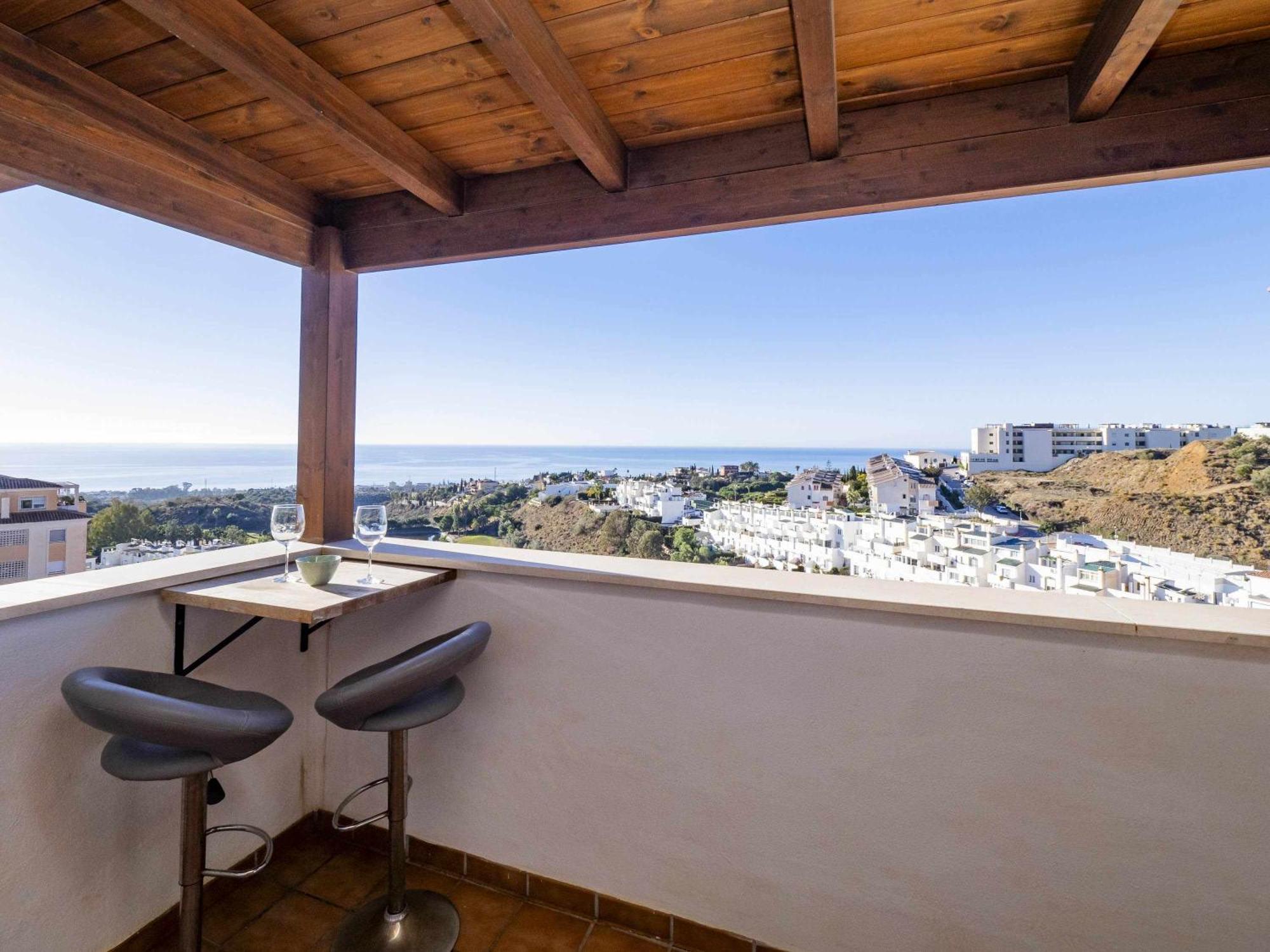 Atico Con Vistas Al Mar Piscina Y Parking Διαμέρισμα Μάλαγα Εξωτερικό φωτογραφία